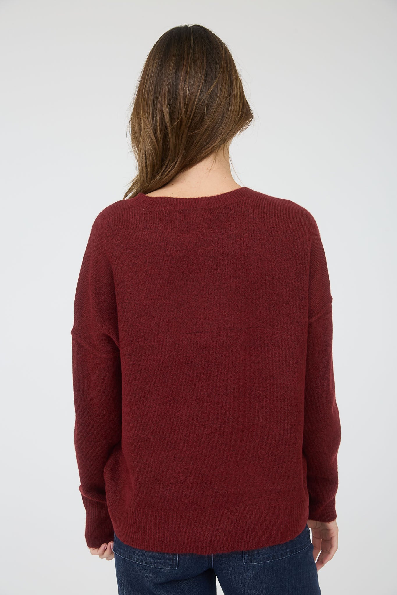 Georgia front seam sweater