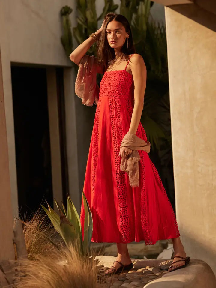 Eliza Crochet Dress