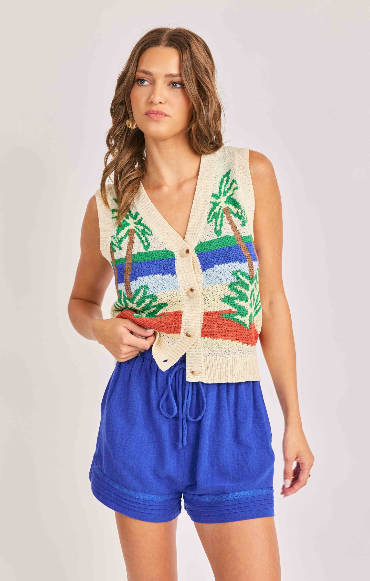 Palms Sweater Vest