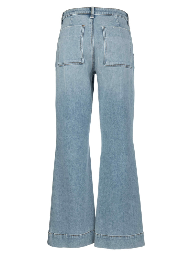 Ana Flare with Seam and Patch Pocket