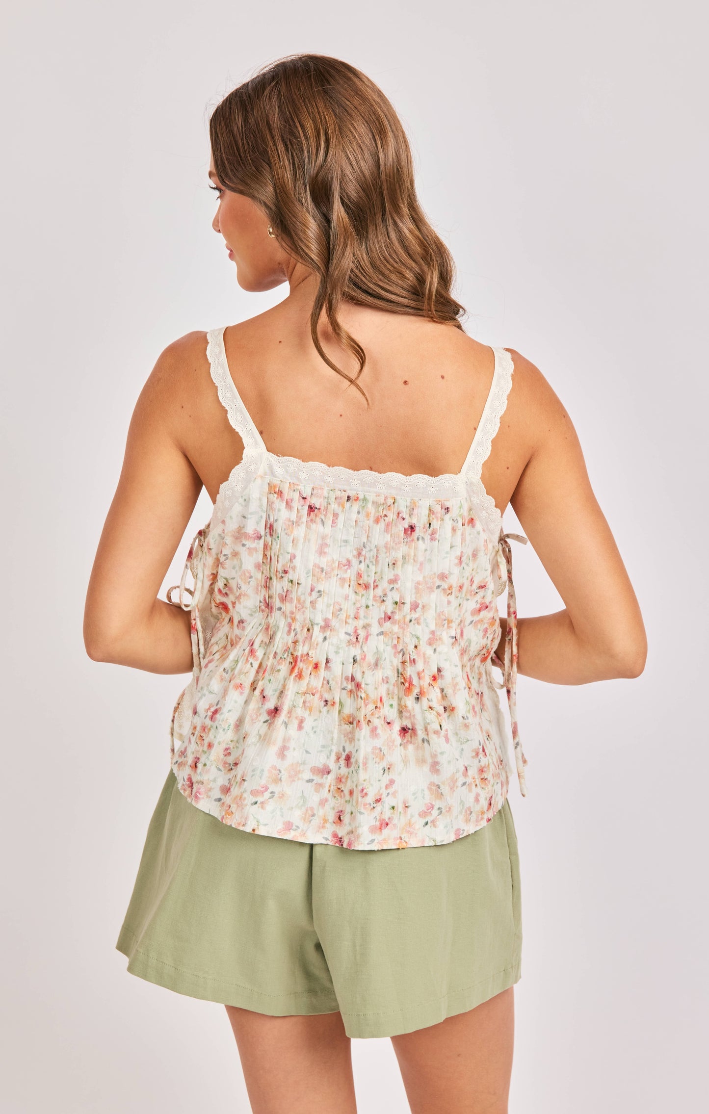 Rosita Eyelet Trim Tank