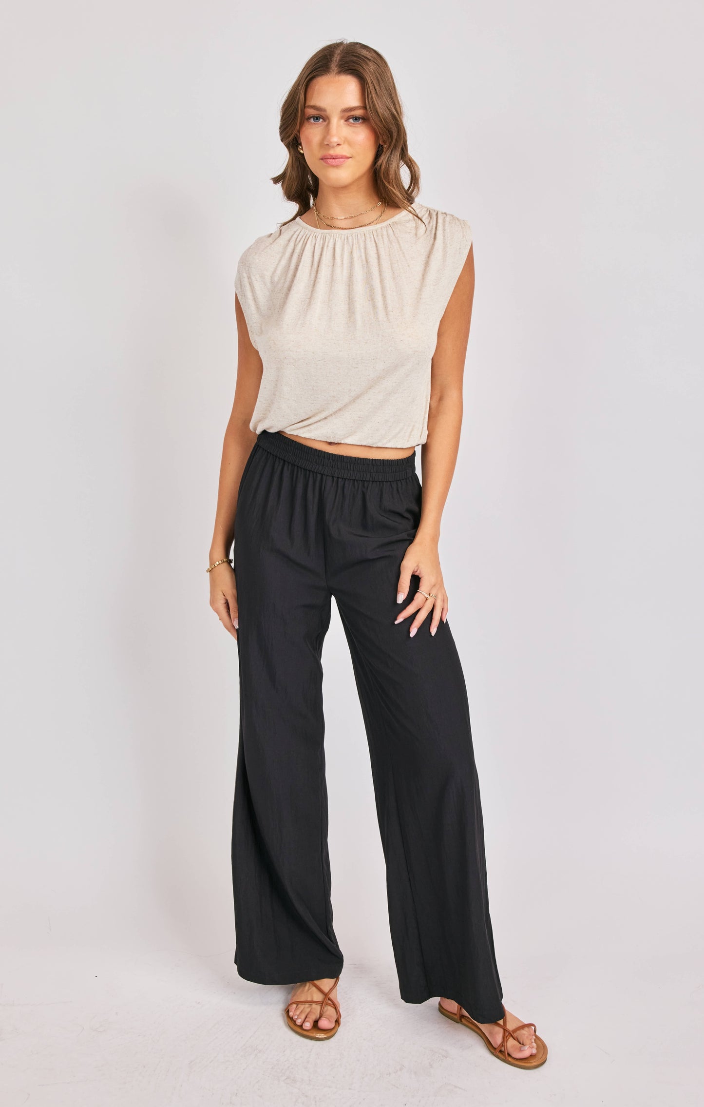 Sonora Bubble Hem Knit Top