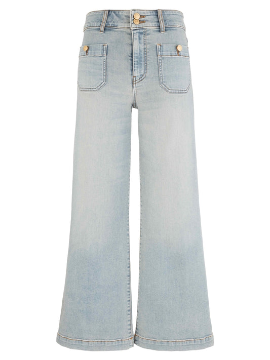 Meg Wide Leg w/Button Pocket