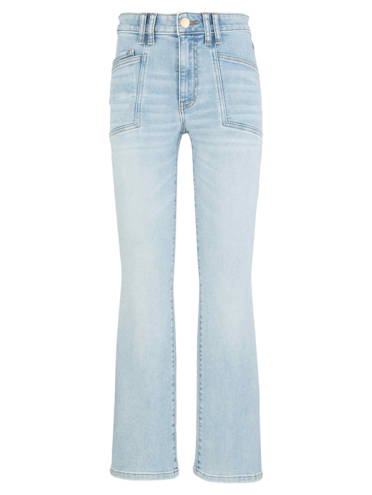Kelsey Kick Flare Light Wash