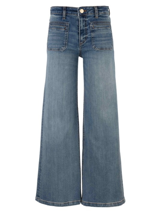 Jean mid wide denim
