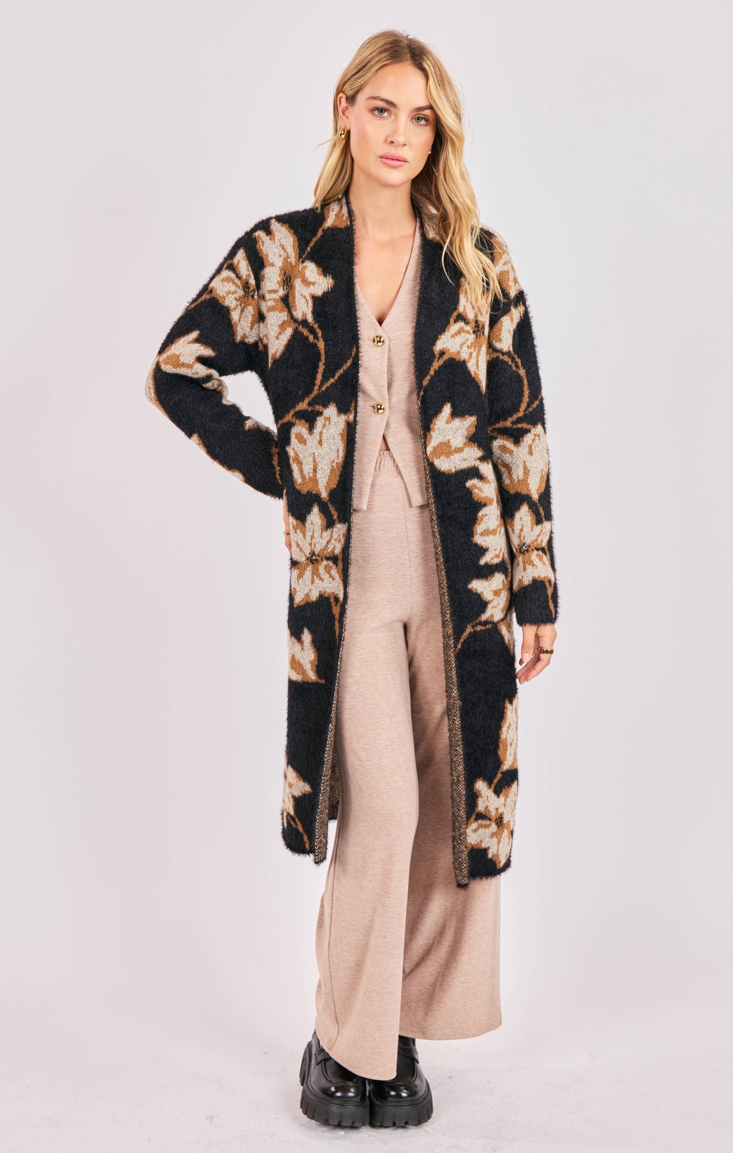 Emory Floral Open Cardi