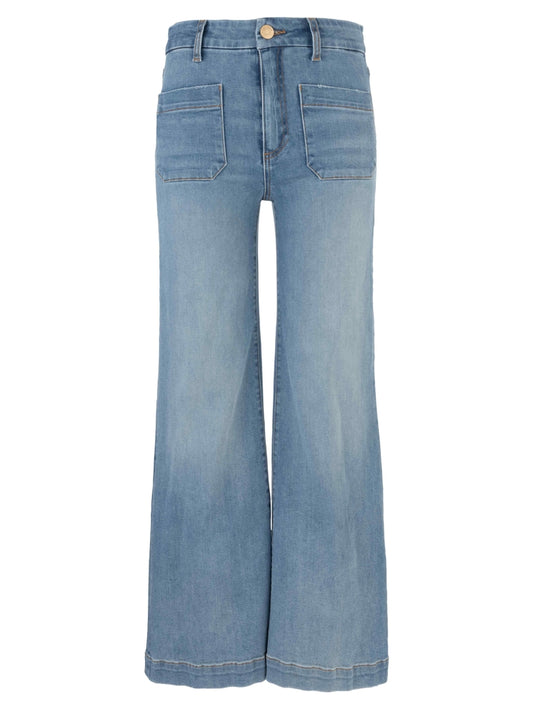 Meg Patch Pocket Denim-Totally Wash