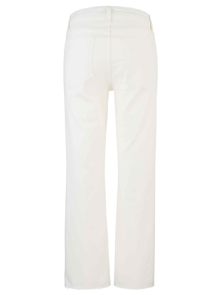 Denim - Kelsey High Rise in Ecru